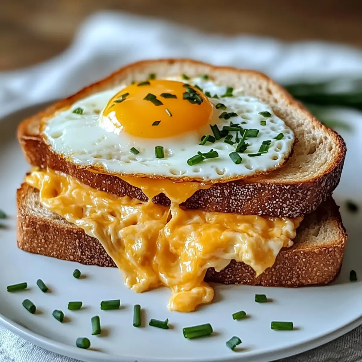 Käsetoast mit Spiegelei – Schnell und lecker genießen